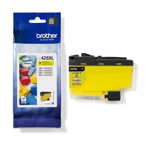 BROTHER LC426YXL CARTUCCIA INK JET GIALLO ALTA CAPACITA' PER MFC-J4335DWXL, MFC-J4340DW, 4540DW 5.000 PAGINE